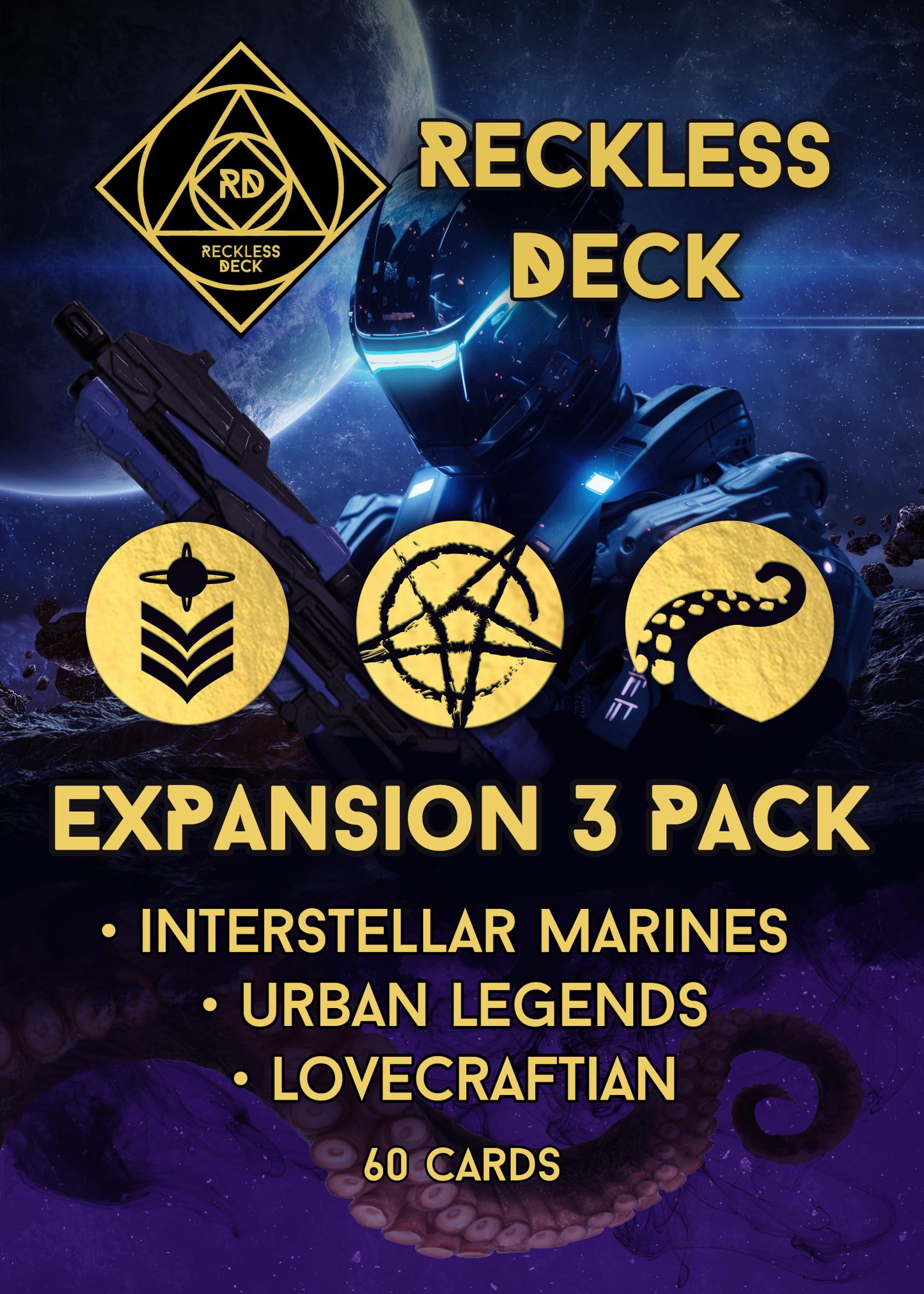 Interstellar Marines, Urban Legends, & Lovecraftian 3-Pack