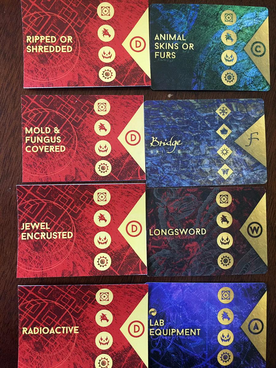 Descriptor Deck cards added to Reckless Deck and Worlds cards for added imaginative possibilities